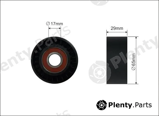 Caffaro 13-96 — Tensioner Pulley, V-ribbed belt