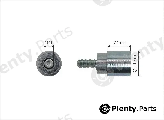 Caffaro 128-10 — Deflection/Guide Pulley, timing belt