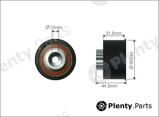 Caffaro 363-128 — Deflection/Guide Pulley, timing belt