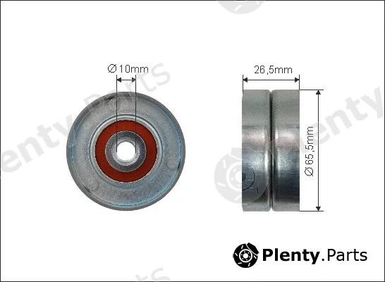 Caffaro 393-14 — Tensioner Pulley, V-ribbed belt
