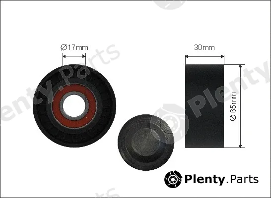 Caffaro 500258 — Tensioner Pulley, V-ribbed belt