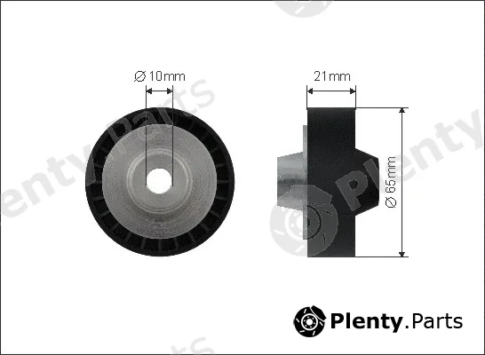 Caffaro 500485 — Deflection/Guide Pulley, V-ribbed belt