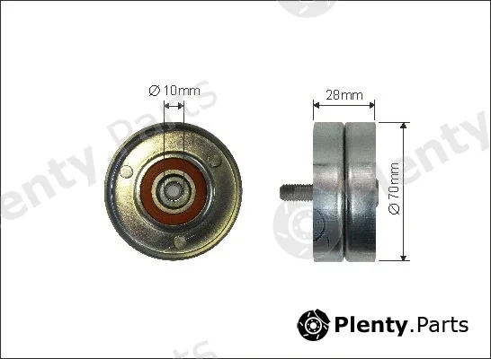 Caffaro 375-99 — Deflection/Guide Pulley, V-ribbed belt