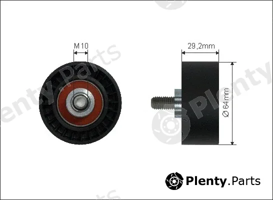 Caffaro 13-08 — Deflection/Guide Pulley, timing belt