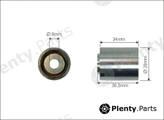 Caffaro 372-130 — Deflection/Guide Pulley, timing belt