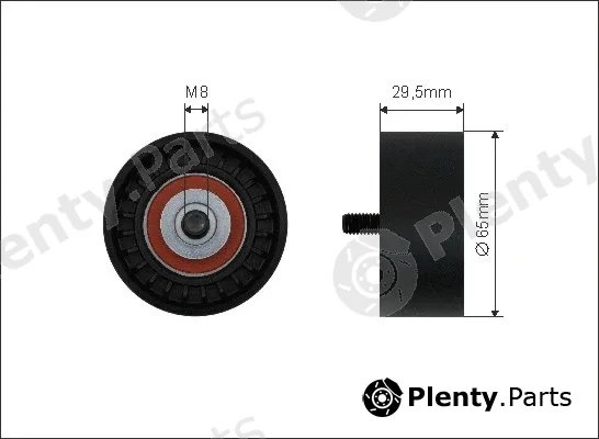 Caffaro 13-98 — Tensioner Pulley, V-ribbed belt