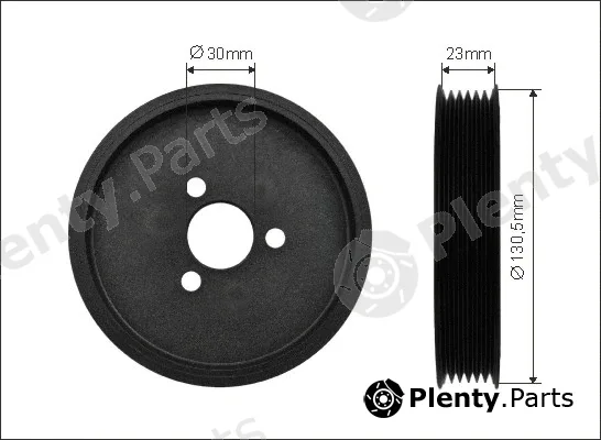 Caffaro 500346 — Belt Pulley, power steering pump