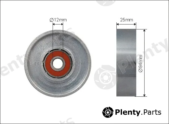 Caffaro 500539 — Tensioner Pulley, V-ribbed belt