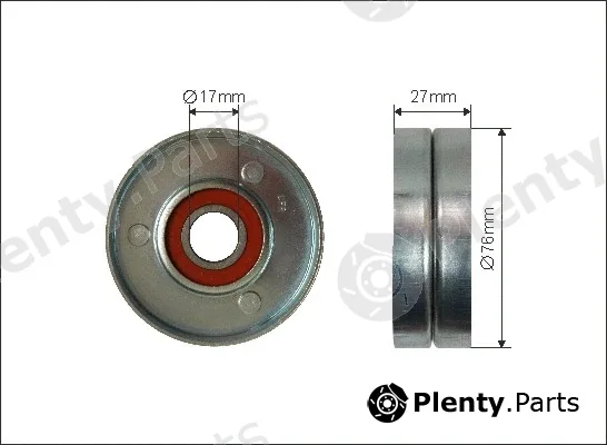 Caffaro 500294 — Deflection/Guide Pulley, V-ribbed belt