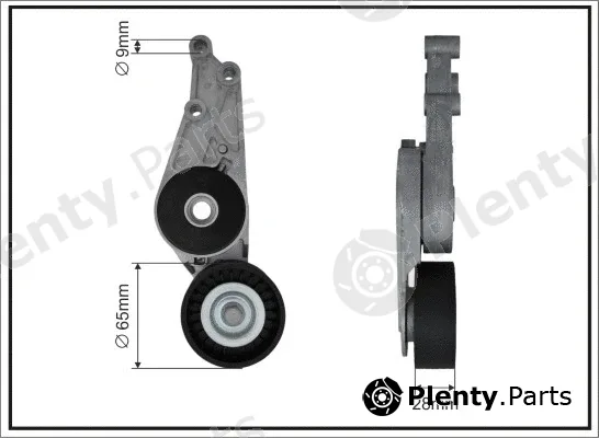 Caffaro 112000SP — Tensioner Lever, V-ribbed belt