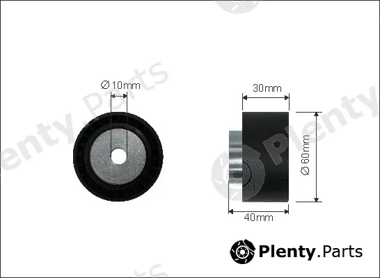 Caffaro 23-31 — Deflection/Guide Pulley, timing belt