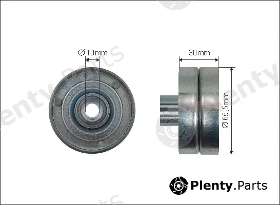 Caffaro 500368 — Deflection/Guide Pulley, V-ribbed belt