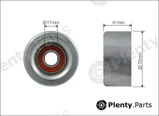 Caffaro 500207 — Tensioner Pulley, V-ribbed belt