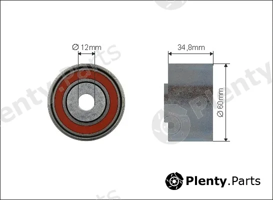 Caffaro 500505 — Deflection/Guide Pulley, timing belt