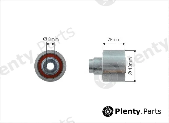 Caffaro 500092 — Deflection/Guide Pulley, timing belt