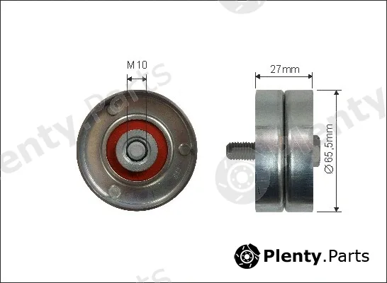 Caffaro 395-93 — Tensioner Pulley, V-ribbed belt