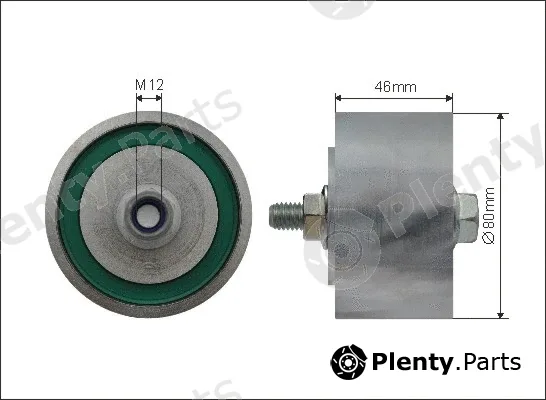Caffaro 500527 — Deflection/Guide Pulley, V-ribbed belt
