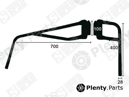 Spilu 61944 — Holder, exterior mirror