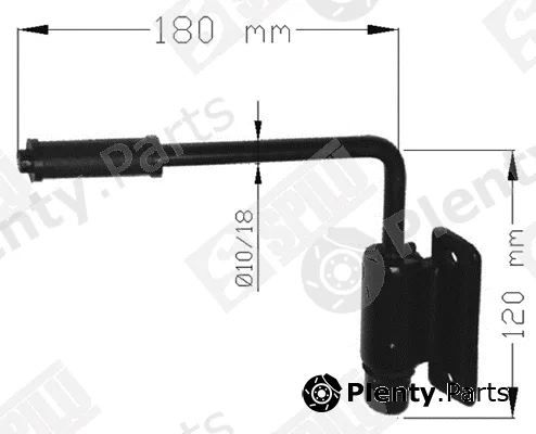 Spilu 61951 — Holder, exterior mirror