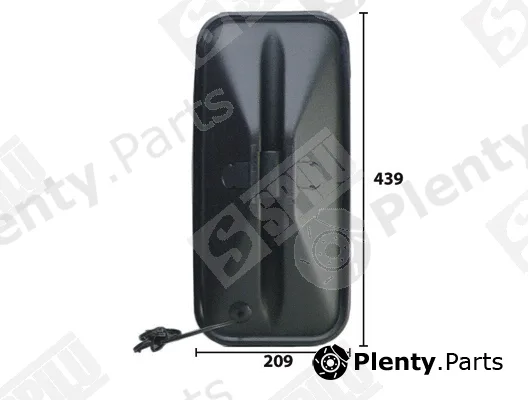 Spilu 61213 — Exterior Mirror, driver cab