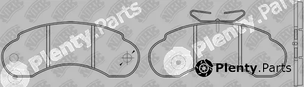 NiBK PN0271 — Brake Pad Set, disc brake