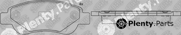 NiBK PN1841 — Brake Pad Set, disc brake