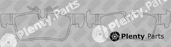 NiBK PN0651 — Brake Pad Set, disc brake