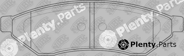 NiBK PN0375 — Brake Pad Set, disc brake
