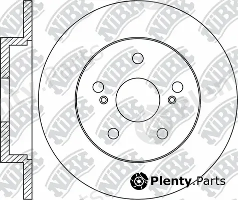 NiBK RN1445 — Brake Disc