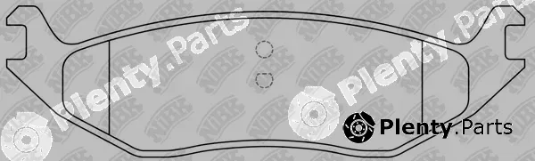 NiBK PN0705 — Brake Pad Set, disc brake