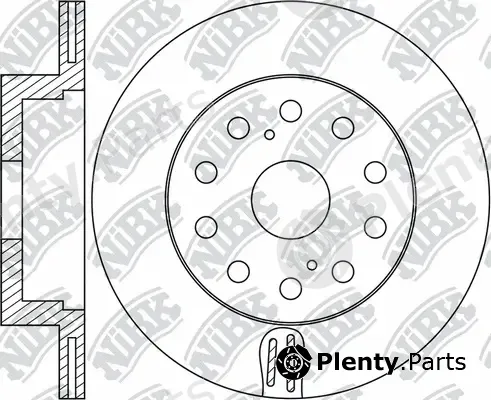 NiBK RN1980 — Brake Disc