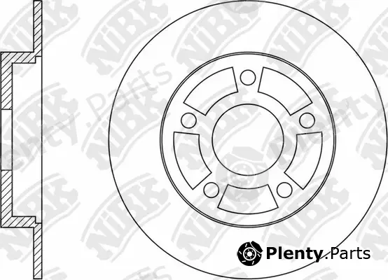 NiBK RN1572H — Brake Disc
