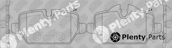 NiBK PN0549 — Brake Pad Set, disc brake