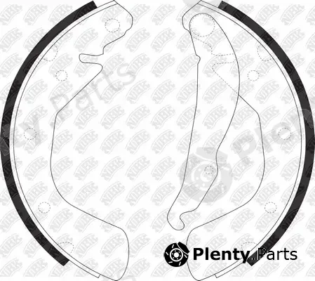 NiBK FN11622 — Brake Shoe Set