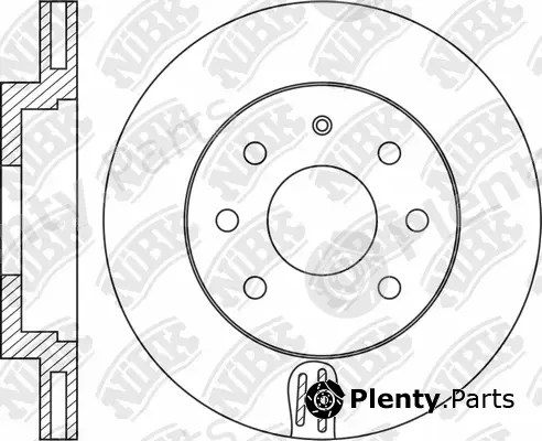 NiBK RN1206 — Brake Disc