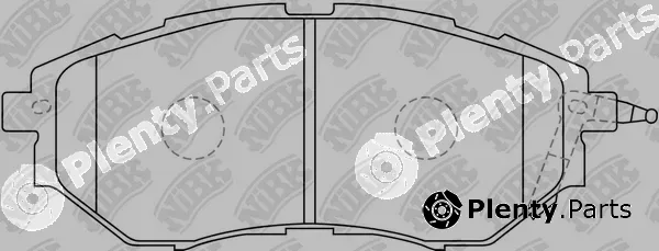 NiBK PN7499 — Brake Pad Set, disc brake