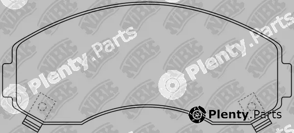 NiBK PN0433 — Brake Pad Set, disc brake