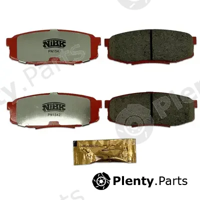 NiBK PN1542S — High Performance Brake Pad Set