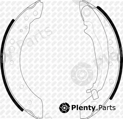 NiBK FN6737 — Brake Shoe Set