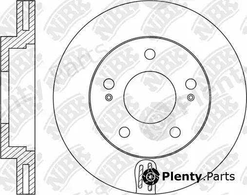 NiBK RN2078 — Brake Disc