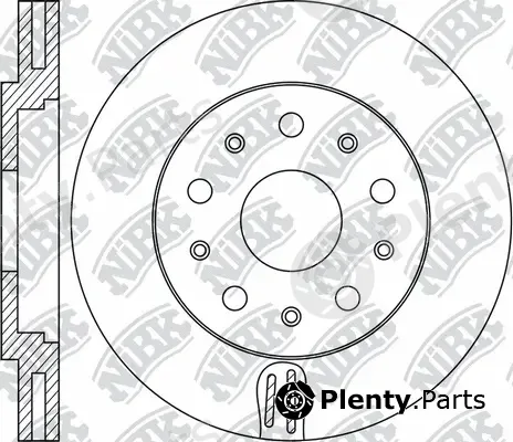 NiBK RN1870 — Brake Disc