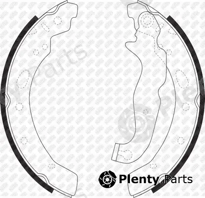 NiBK FN0630 — Brake Shoe Set