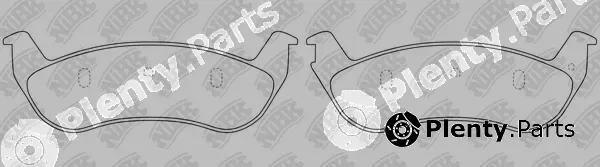 NiBK PN0604 — Brake Pad Set, disc brake