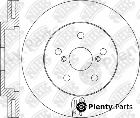 NiBK RN1472 — Brake Disc