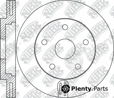 NiBK RN1725 — Brake Disc
