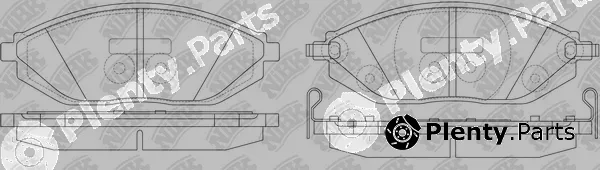 NiBK PN0570 — Brake Pad Set, disc brake