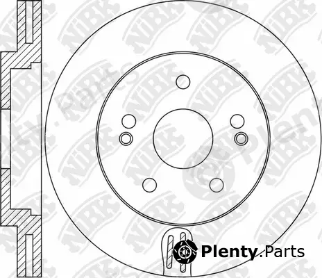 NiBK RN1644 — Brake Disc