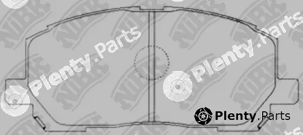 NiBK PN1457 — Brake Pad Set, disc brake