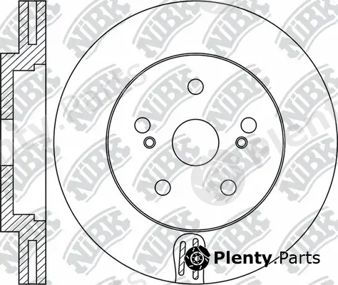 NiBK RN1668 — Brake Disc