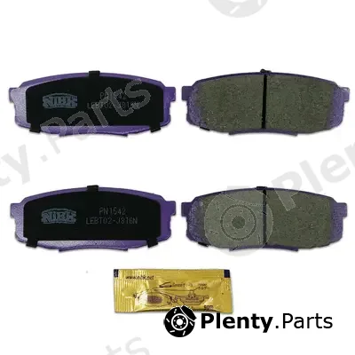 NiBK PN1542 — Brake Pad Set, disc brake